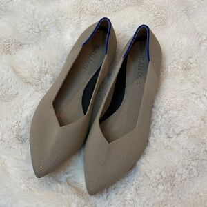 Rothy's Women's Beige and Blue Flats
